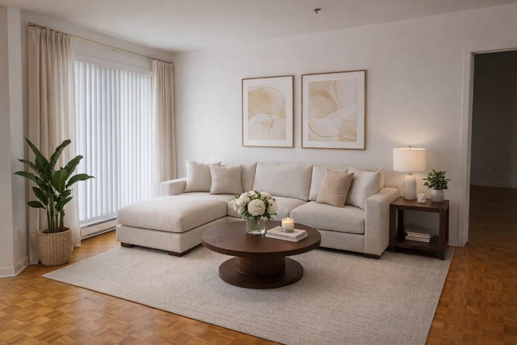 Condo 4 ½ lumineux – immeuble avec ascenseur – disponible maintenant (location long terme) | 3210674