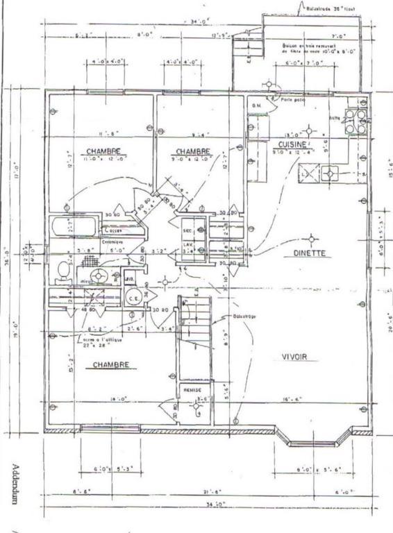 Grand 5 1/2 Aire Ouverte Haut de Triplex | 3210788