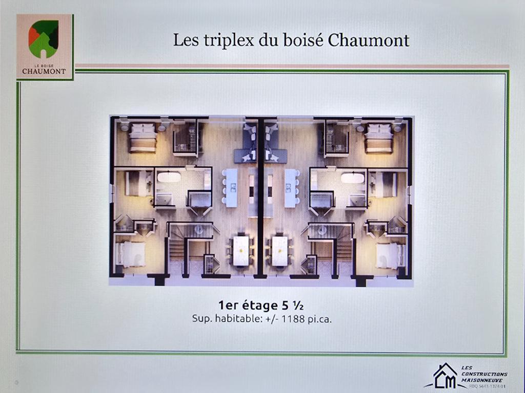 Logement 5.5 de luxe avec garage a louer | 3210825