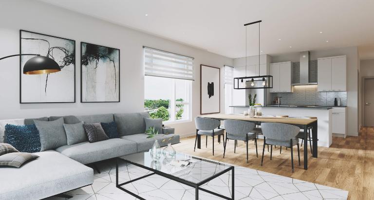 2 chambres 2 sdb à louer Lasalle coté parc/canal + 1100 P.C | 3210987