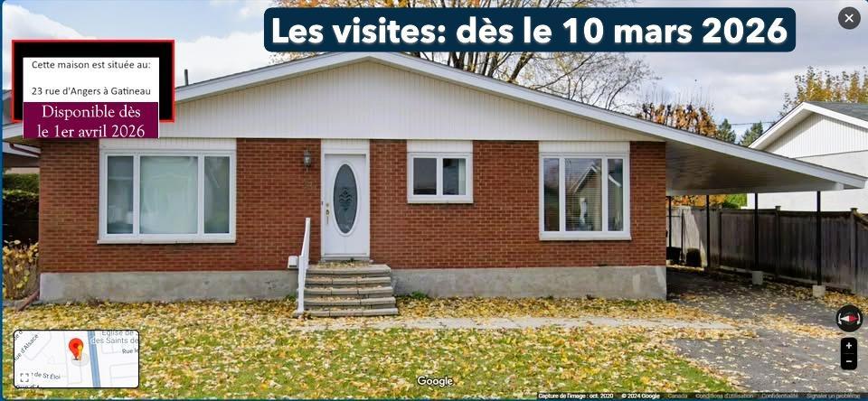 Maison à louer à Gatineau (Touraine) | 3210991