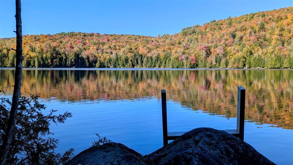 Laurentides au Lac des pins (Montcalm), petit terrain bord de l'eau à vendre | 3222409