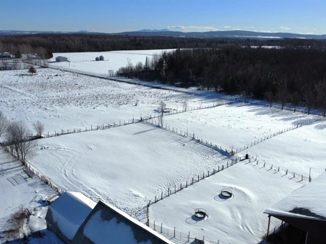 Roxton (Montérégie) : Ferme de 244 acres, étable et fosse, 144 acres en culture et pâturages, potentiel acéricole | 3225246