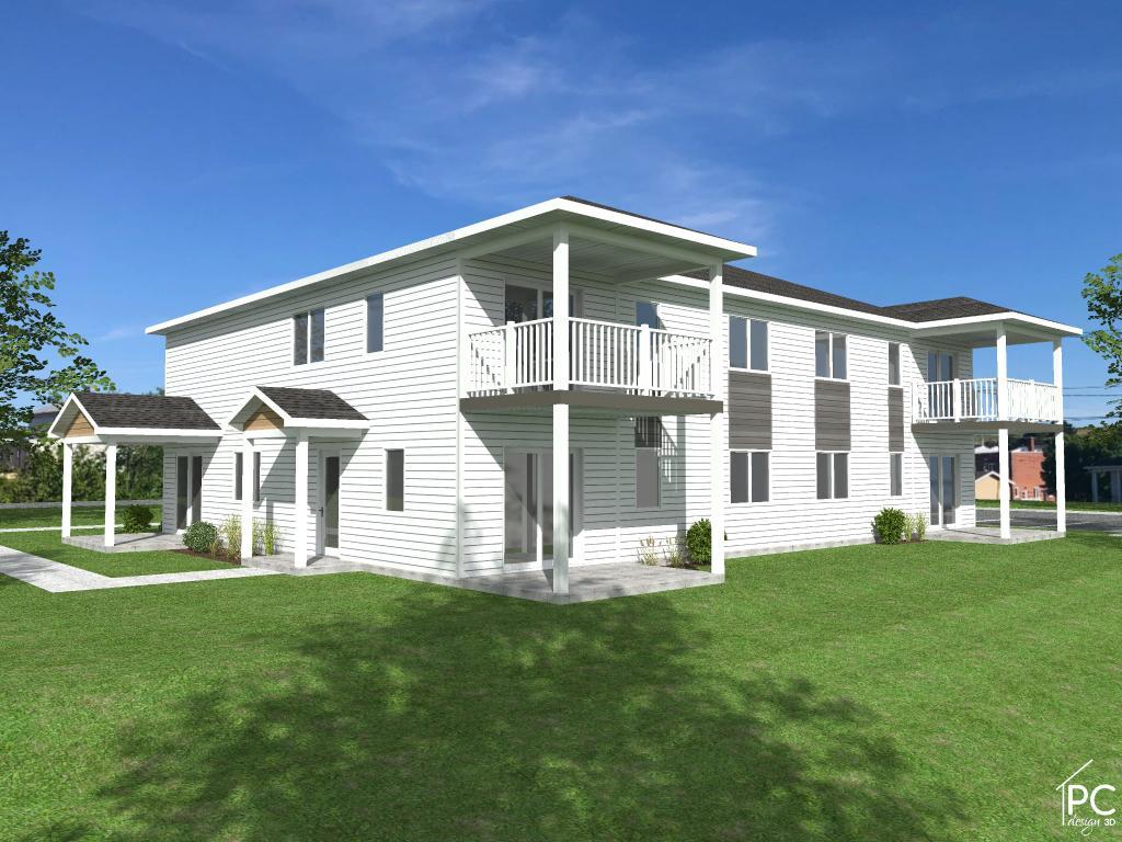 St-Séverin en Beauce: Immeuble en construction - 3 1/2 et 4 1/2 + Disponibles pour le 1er juillet 2026 | 3211259