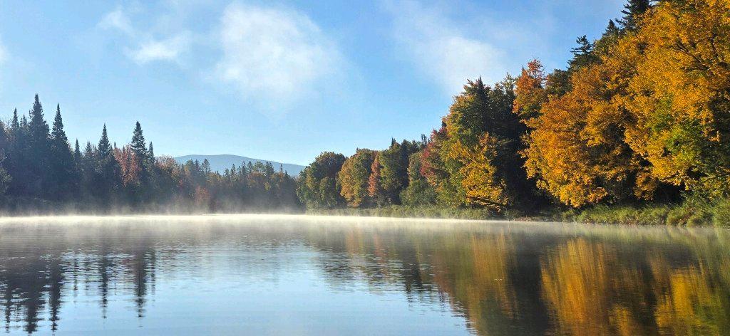 magnifique terrain bord de la rivière et vue sur le Mont Mégantic | 3229965