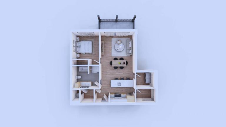 3 1/2 À LOUER - SAINT-ROCH-DE-L'ACHIGAN - APPARTEMENT À LOUER | 3212803