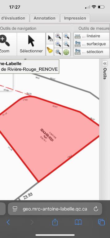 Magnifique Terrain à Rivière-Rouge | 3224888