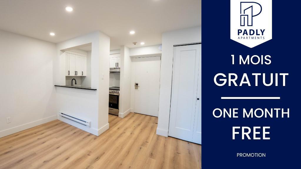 1 MOIS GRATUIT – Studio et 1 Ch. à 2 pas des Universités à louer Montreal - appartement / logement | 3215185