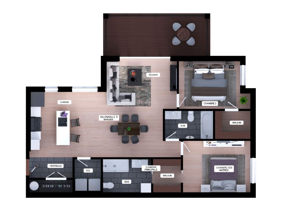 Laval – Nouveau condo 4 1/2 à louer – Construction neuve | 3215424