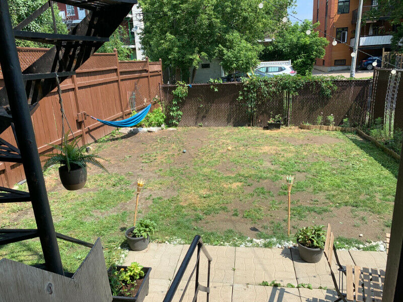 Montréal – Appartement 5 1/2 à louer avec jardin – Internet inclus – Animaux acceptés | 3215537