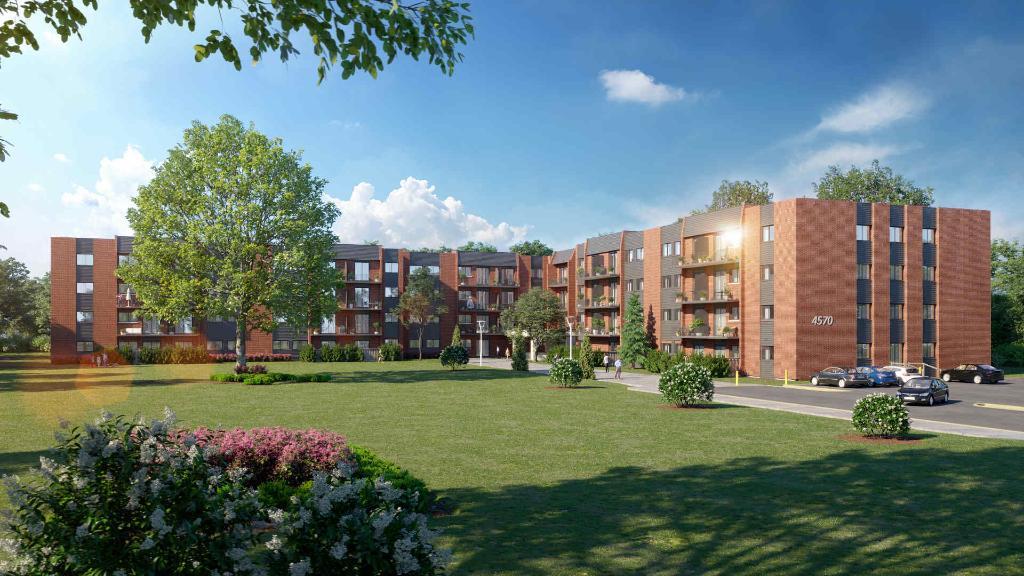 Jardin sur le Parc | Appartements 5 ½ à louer | 3 bedrooms 1 bathroom for rent - à côté du Parc de l’Île Ménard | 3215712