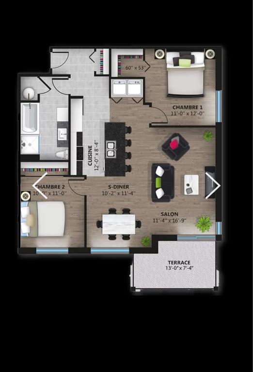 Cession de bail 4 1/2 à louer | 3220369