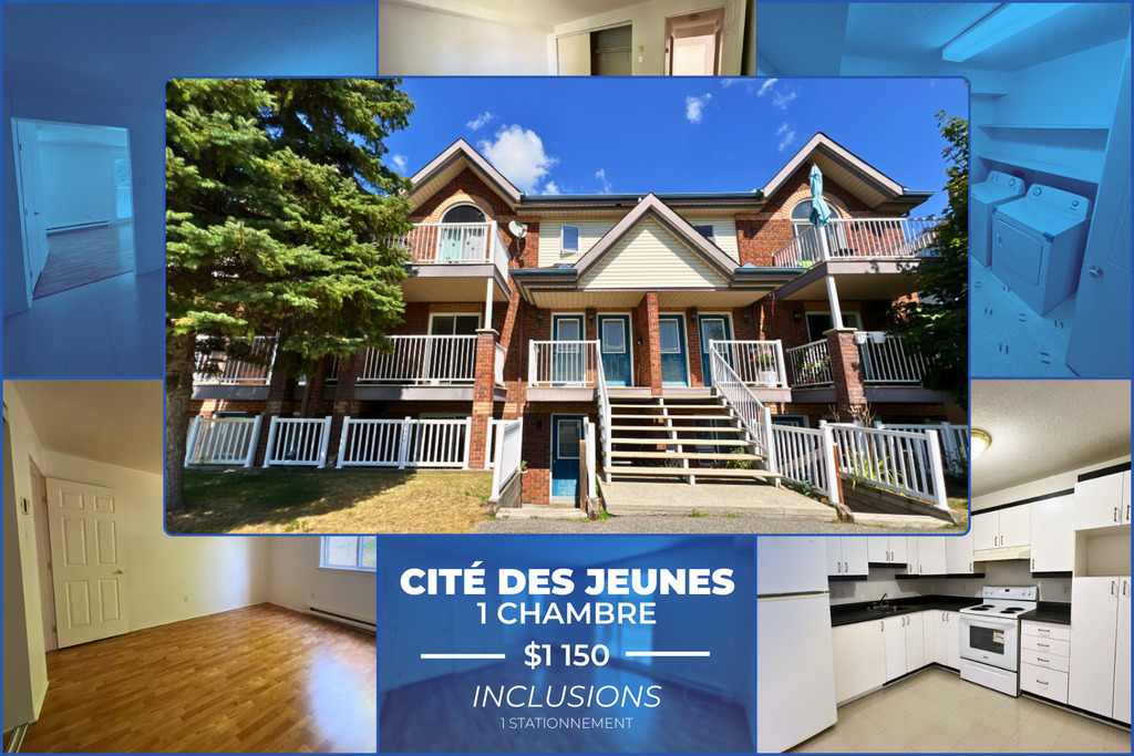 $1150 - 1 Chambre Au Cité-des-Jeunes | 3217038