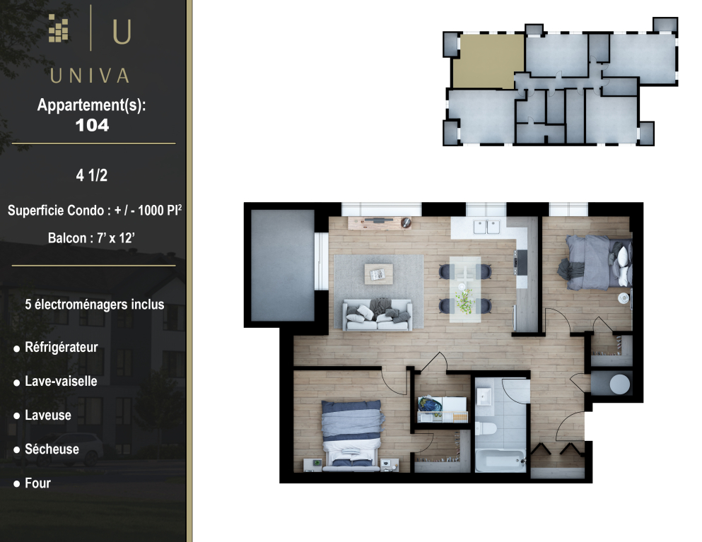 Le Kingham / 4 1/2 | 3220649