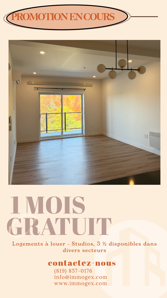 3 1/2 à Drummondville | 3221750