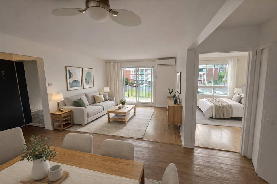 4½ à louer à Drummondville disponible le 1er juillet (rénové style condo) | 3221965