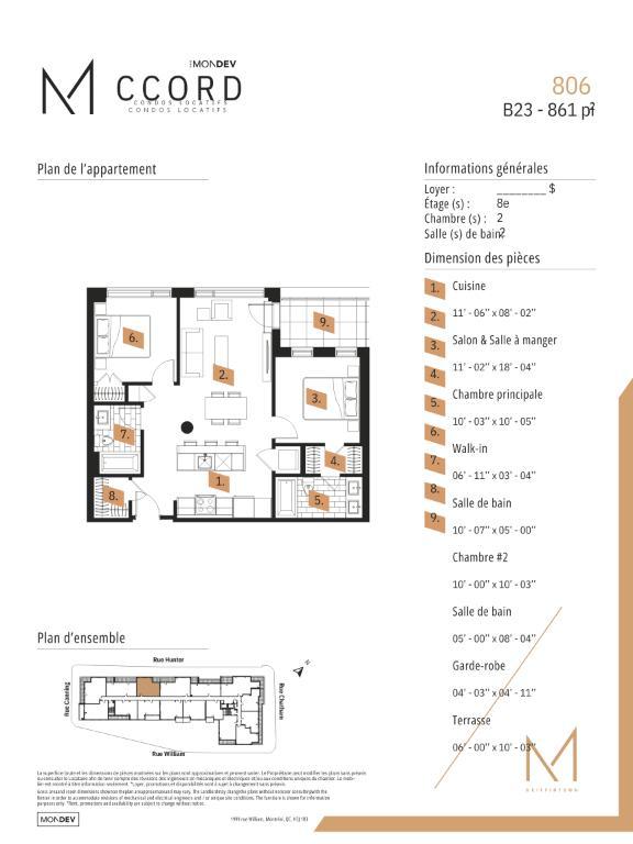 Luxurious 2 bed 2 bath - full amenities, all utilities (Griffintown) | 3222081