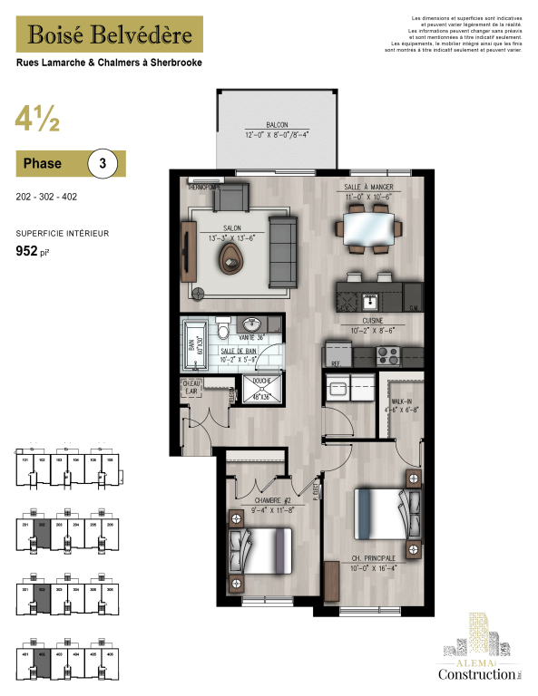 Carré Belvédère – 4 1/2 Neuf | 3223322
