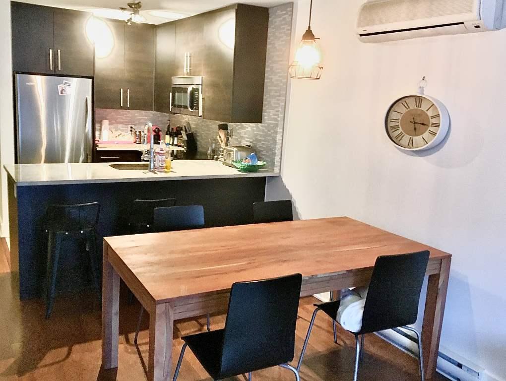 Superbe Condo 2 étage avec cour arrière privée WOW! semi-meublé 4 1/ 2, 1000 pi2, | 3223381