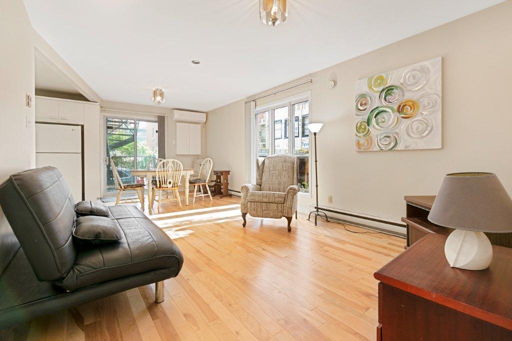 Logement 4 1/2 meublé, chauffé, éclairé métro Frontenac | 3223386