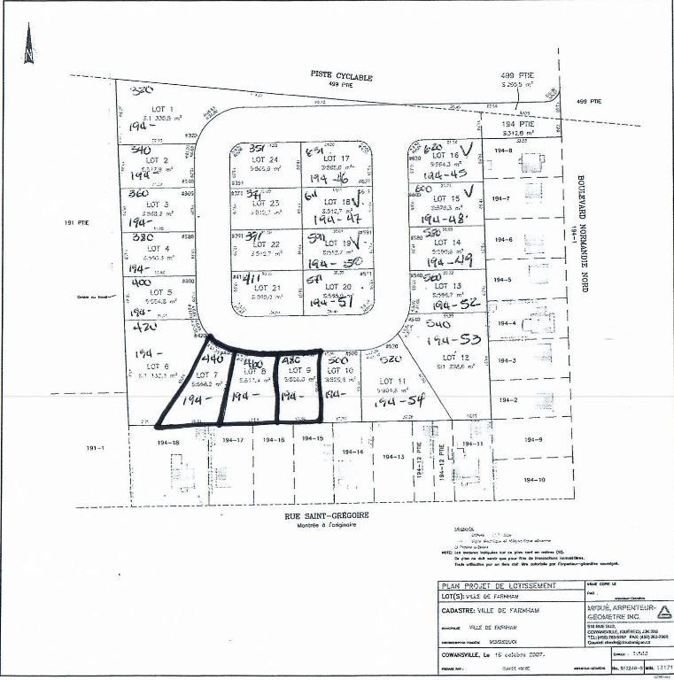 TERRAINS À VENDRE / FARNHAM | 3223406
