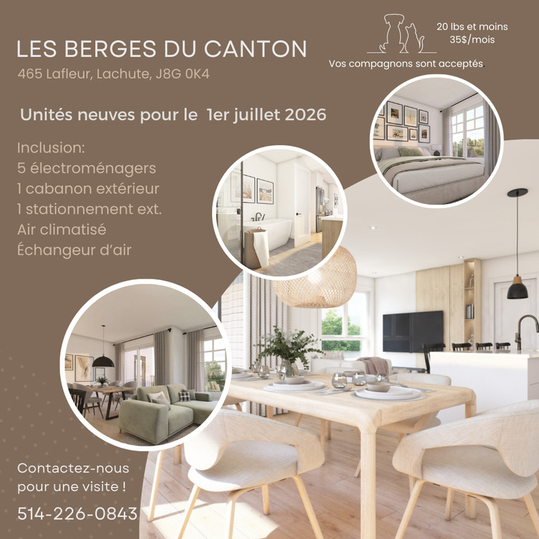 Appartements 3 Chambres / Les Berges | 3224473