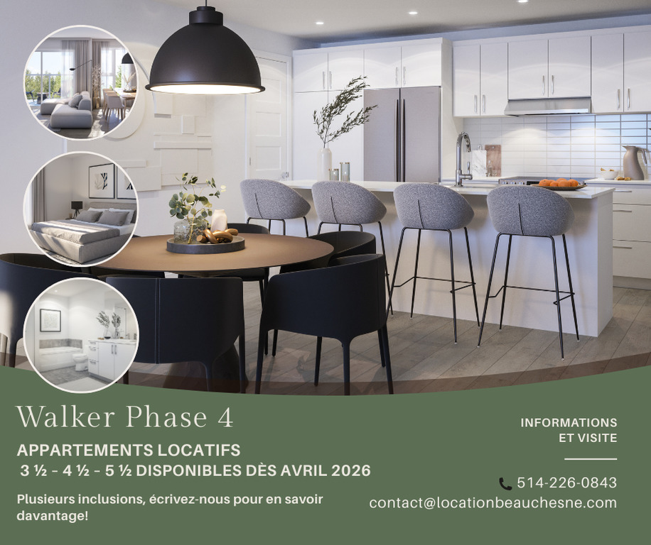 Appartement 2 Chambres à Lachute/ Walker | 3224474