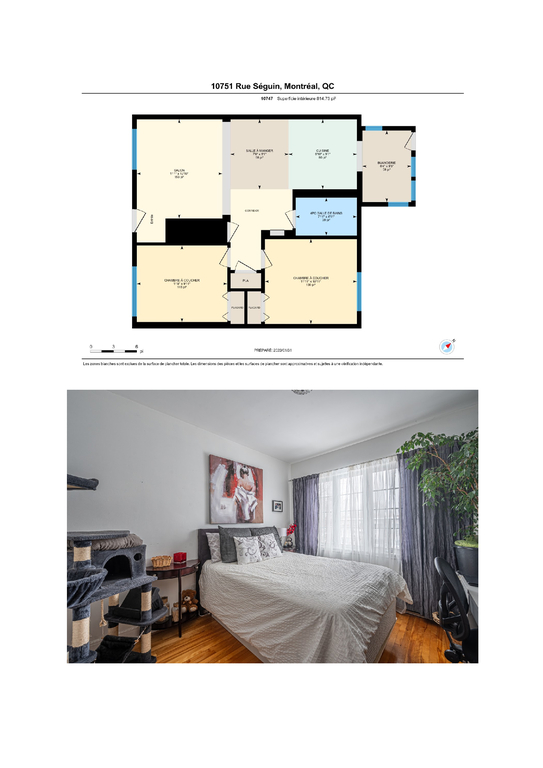 4 ½ TRÈS LUMINEUX à Ahuntsic | 3226822