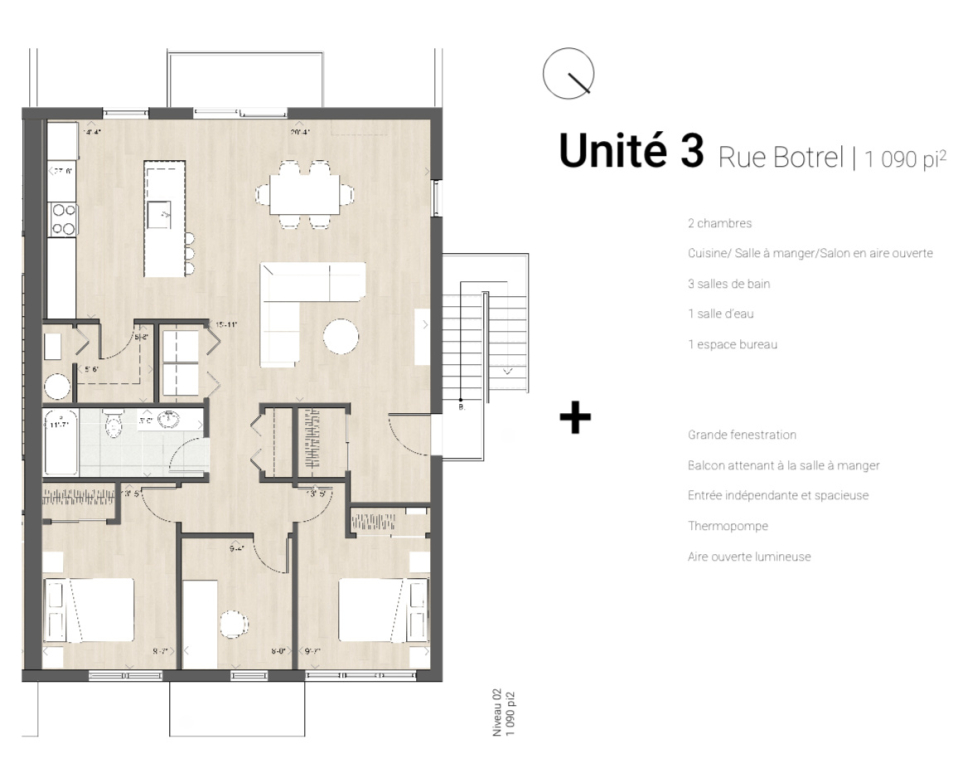 5 1/2 à Louer | 3227502