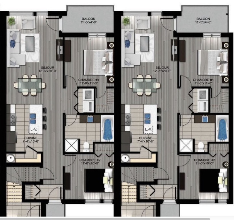 Appartement De 2 Chambres à Louer | 3228257