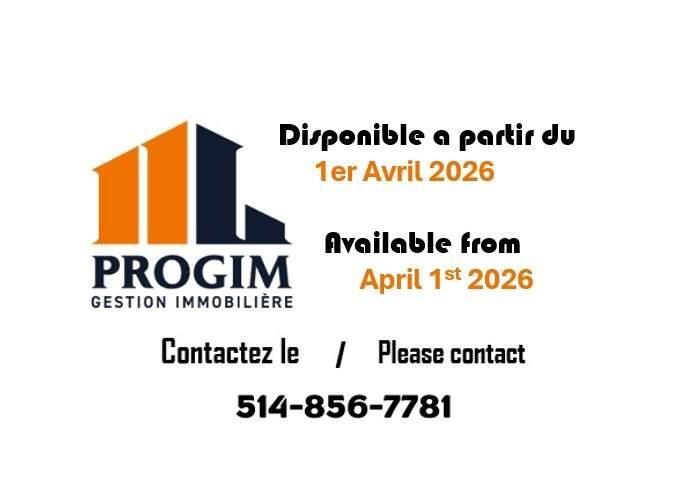 2 CH - 1 SDB - Montréal - $1,500 /mo | 3228322