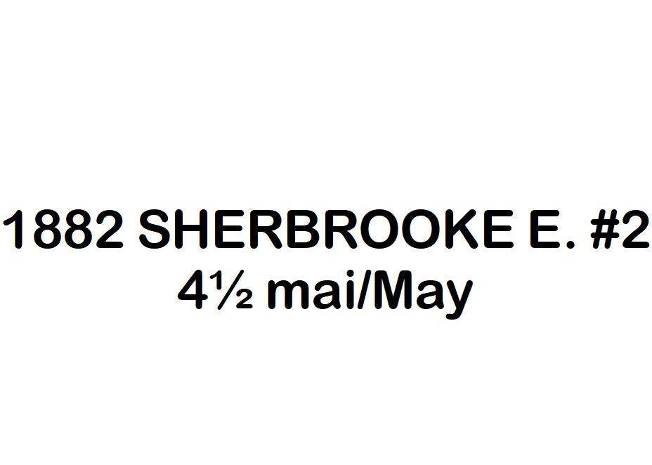 4 1/2 Main/RdC + Balcon/y (Parc Lafontaine) - 1882-1886 Sherbrooke East, Montréal | 3228549