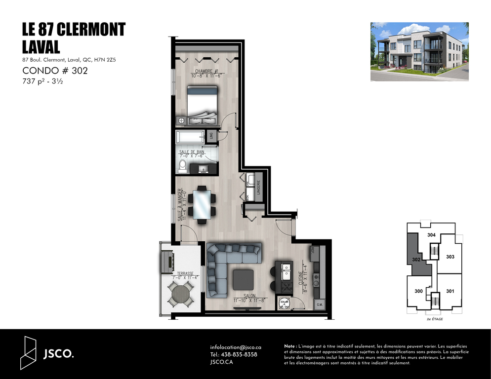 3½|Internet|Stationnement|Ascenseur | 3228583