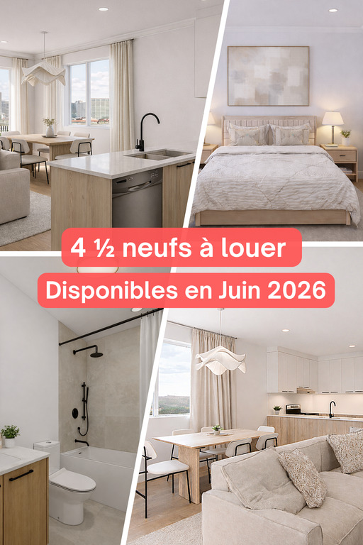 4 1/2 Neufs à Louer - Deux-Montagnes | 3228590