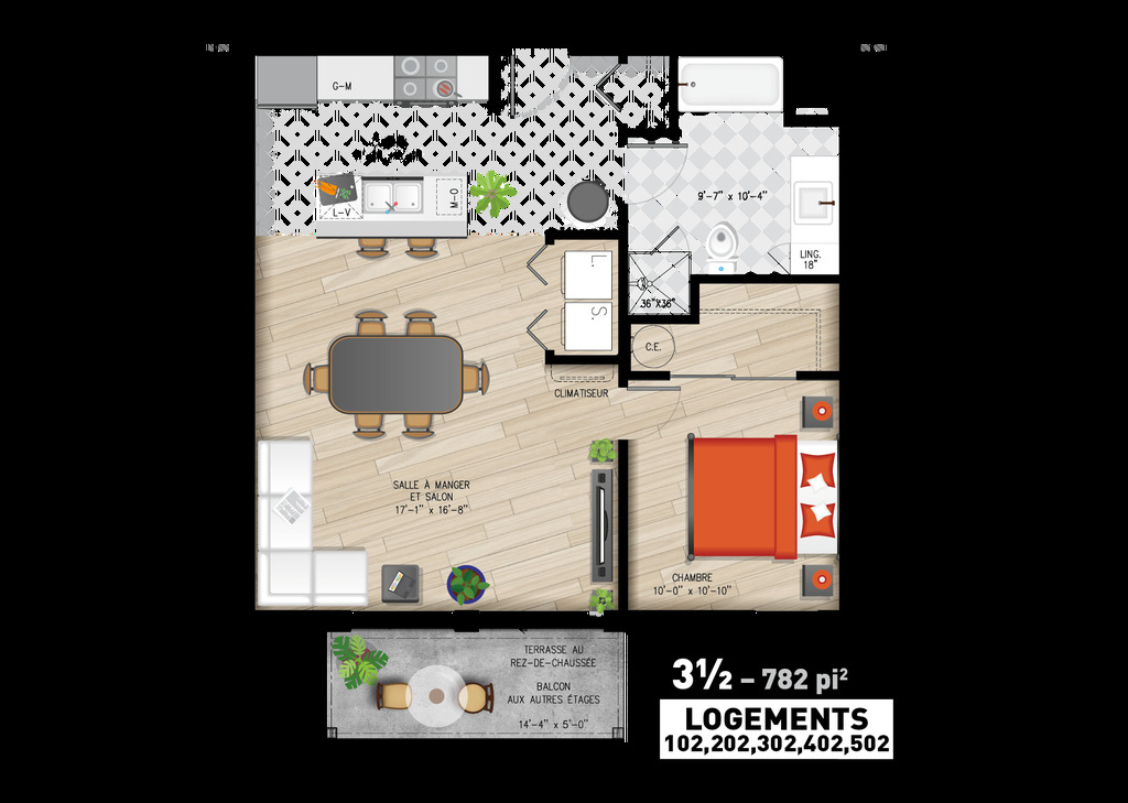 St-Constant - 3 1/2 Disponible 1 Juillet | 3229415