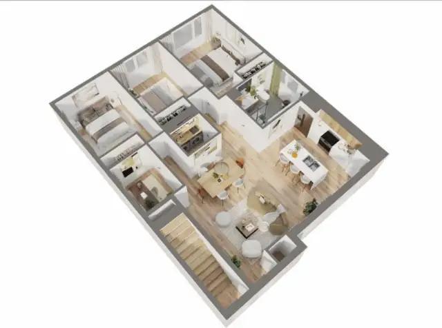 Grand condo 5 ½ avec bureau à louer Salaberry de Valleyfield | 3231675