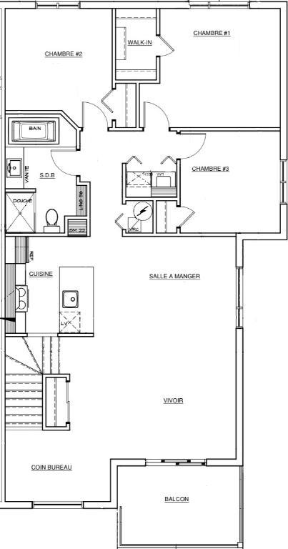 5 1/2 à louer avec espace bureau | 3232544