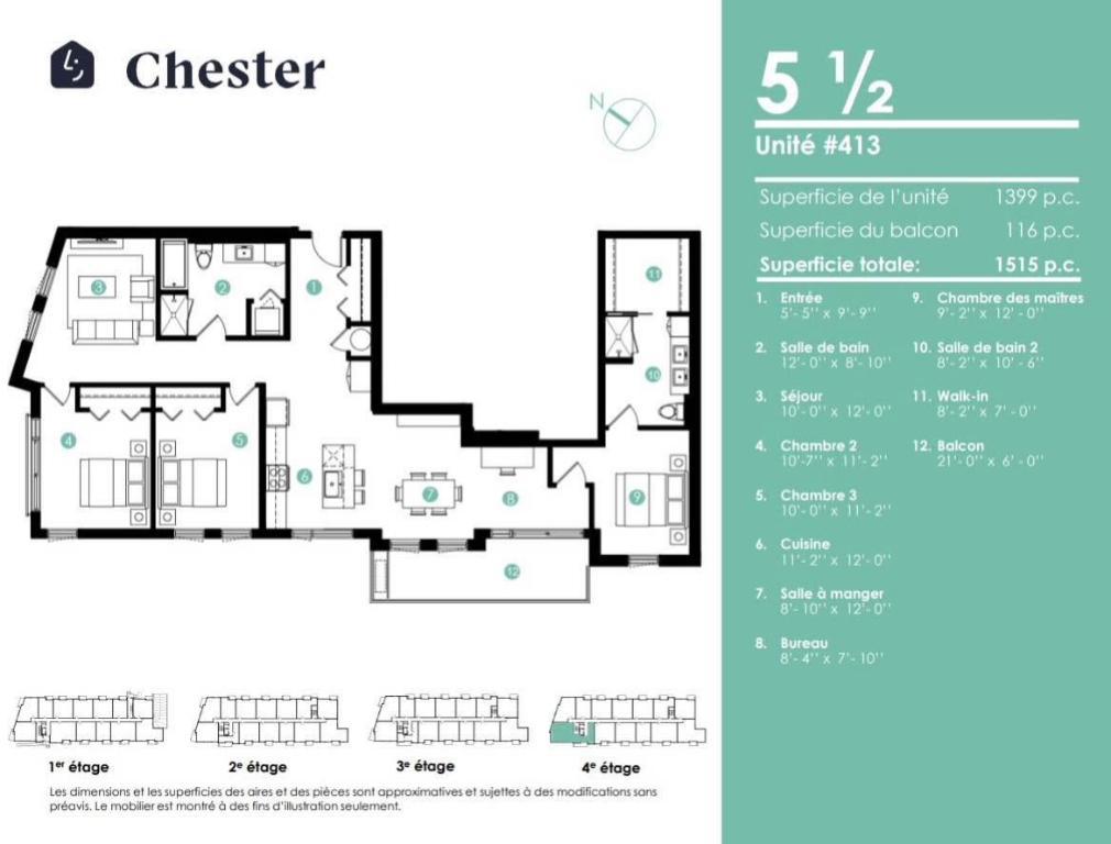 Projet HERMINE – 3½, 4½ et 5½ neufs au cœur de Valleyfield dès le 1er juillet 2026 | 3233510