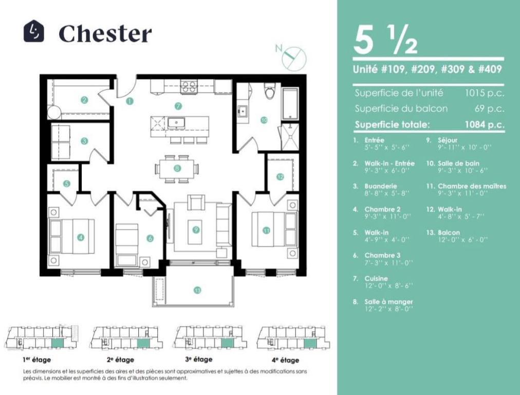 Projet HERMINE – 3½, 4½ et 5½ neufs au cœur de Valleyfield dès le 1er juillet 2026 | 3233510