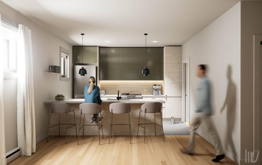 Condos neufs 4 1/2 à 30 mins de Québec et Lévis 1200$/mois - Appartement condo à louer | 3233975