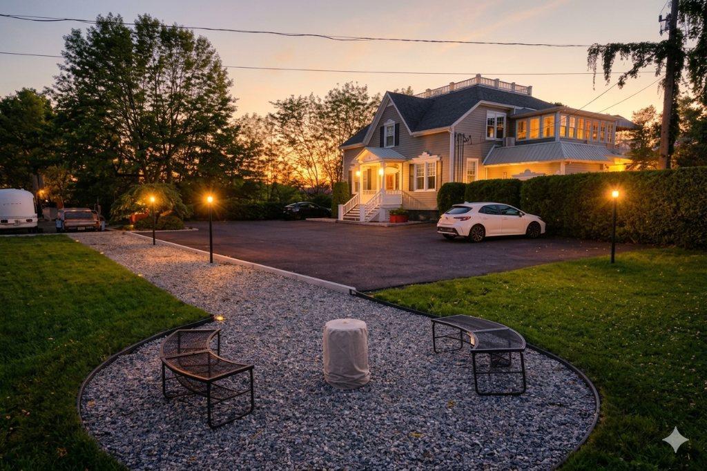 Vue fleuve 180° — Unité de prestige avec solarium, immense patio et terrain | 3234131