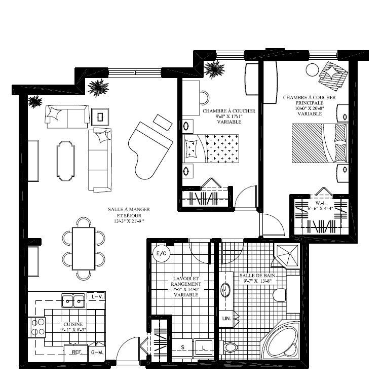 Très grand condo à louer - Disponible 1e juillet 2026 | 3234721