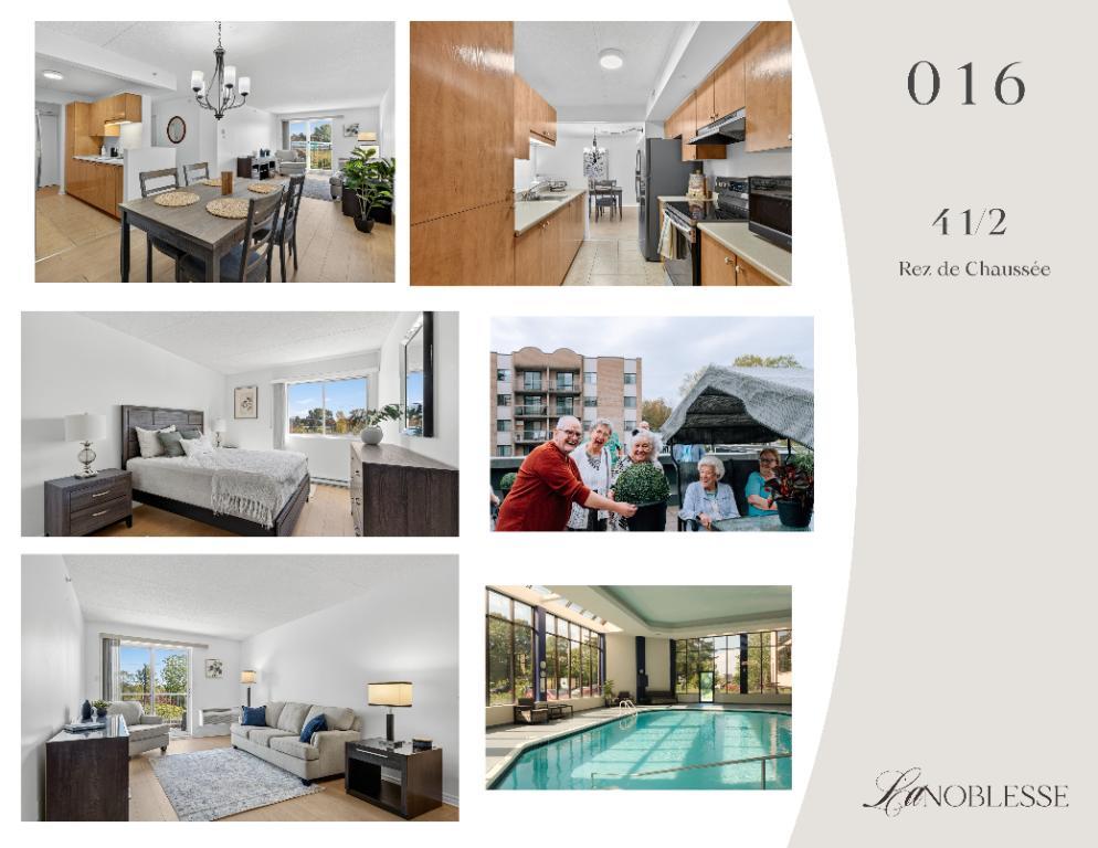 Appartements 50 ans et + à louer pour retraités aux Laurentides | 3234733