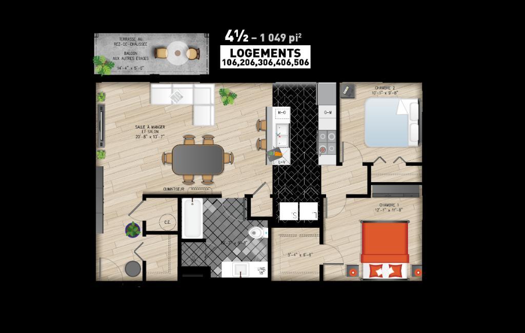 St-constant - 4 1/2 disponible pour le 1er juillet 2025 | 3236070
