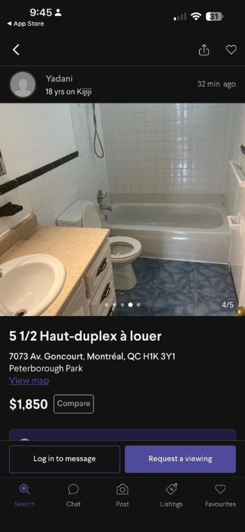 5 1/2 haut duplex | 3236114