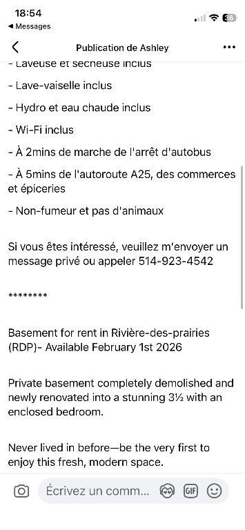 Appartement entièrement rénové | 3236434