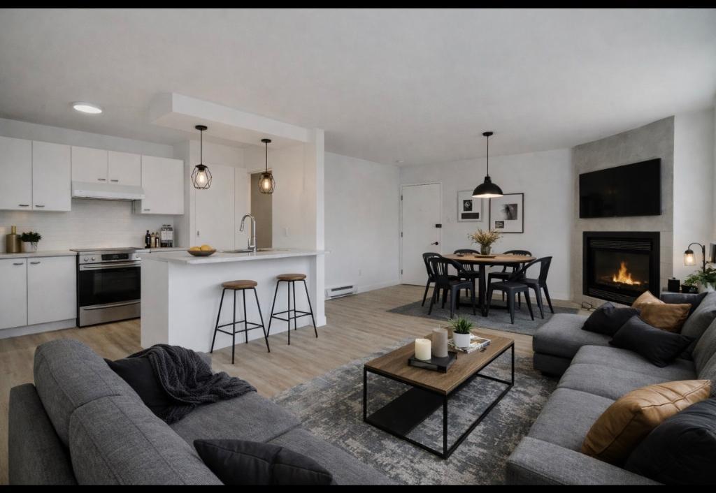 Grand 41/2 à louer à Repentigny, foyer, 1600 $, juillet | 3237532