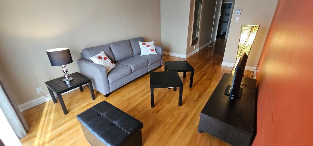 4 1/2 MEUBLÉ + laverie incluse @ louer JUILLET - Face Métro Viau | 3237544