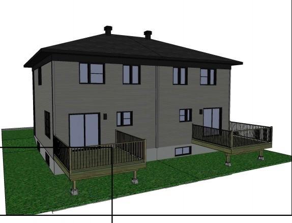 Maison neuve à louer - trois chambres, un bureau, salle familiale et salon - 2112 pieds carrés avec sous-sol | 3237586