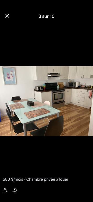 Chambres à Louer Dans Appartement Coquet | 3237601